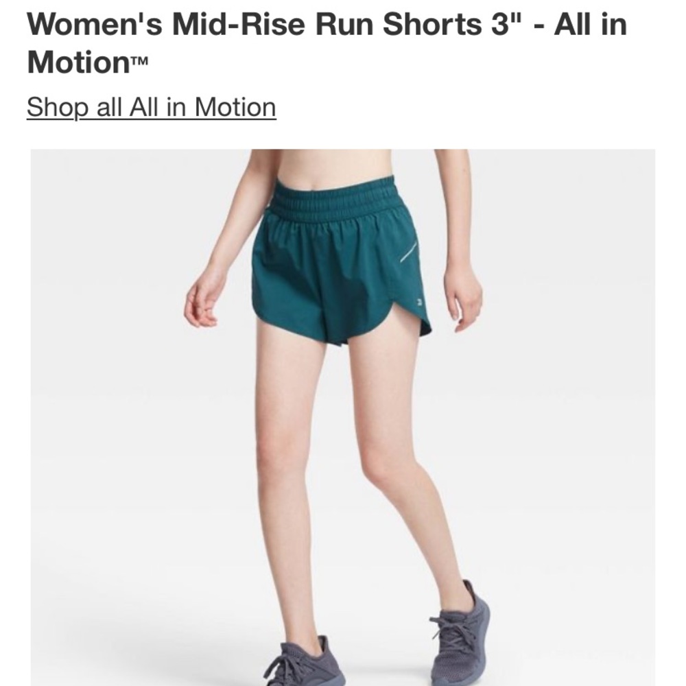 NWT Target Women’s All In Motion 3” Running Shorts